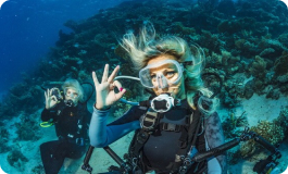 diving